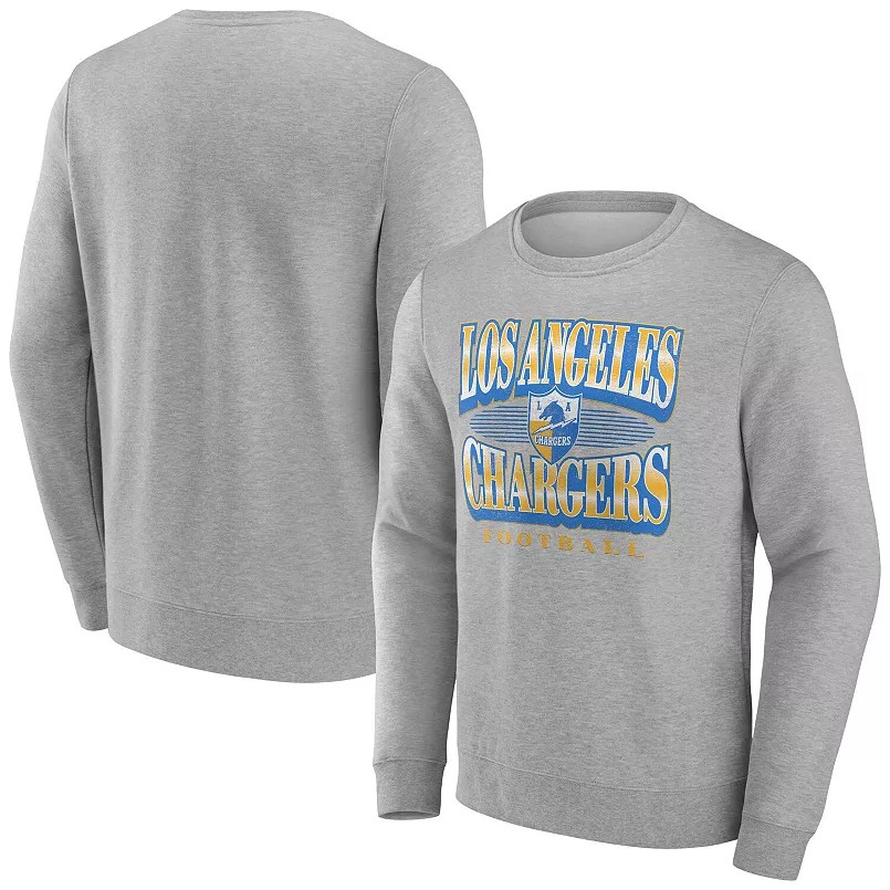 Men Los Angeles Chargers grey NFL 2024 hoodie->los angeles chargers->NFL Jersey